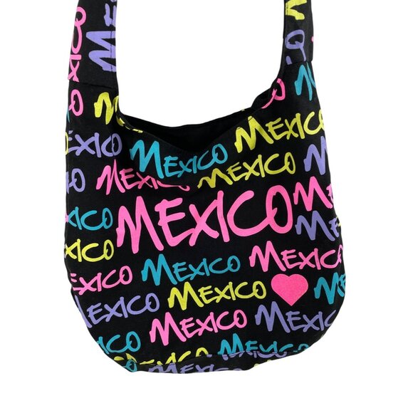 Getagadget Mexico Colorful Woven Canvas Tote Hobo Bag Shoulder Weekender Purse - Picture 2 of 11